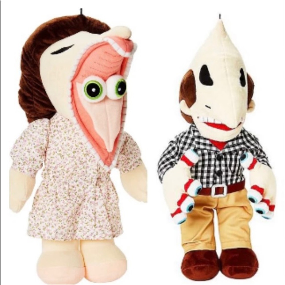 Beetlejuice maitland plushies Adam and Barbara